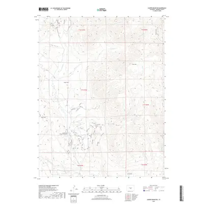 2019 Map of Cooper Mountain, 2019 Print