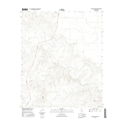 2016 Map of Cooper Mountain, 2016 Print