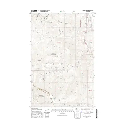 2014 Map of Cooper Mountain, 2014 Print