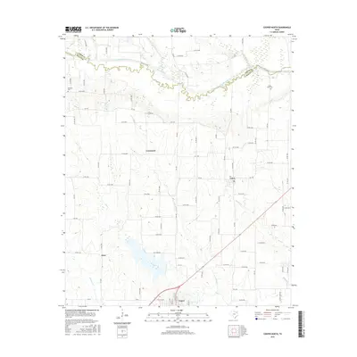 2016 Map of Cooper North, 2016 Print