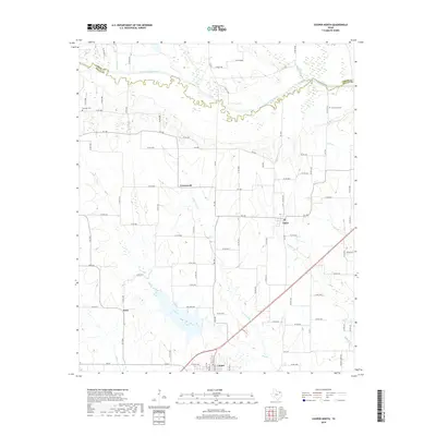 2019 Map of Cooper North, 2019 Print