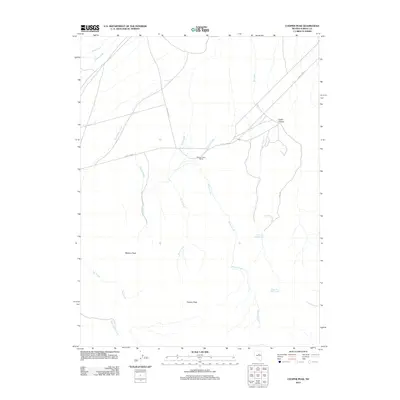 2012 Map of Cooper Peak, 2012 Print