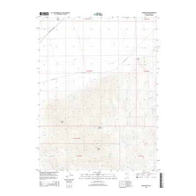 2014 Map of Cooper Peak, 2014 Print