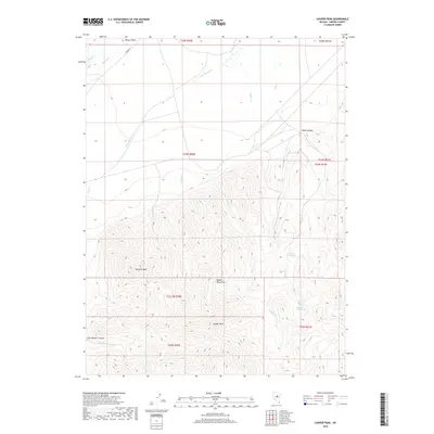 2018 Map of Cooper Peak, 2018 Print