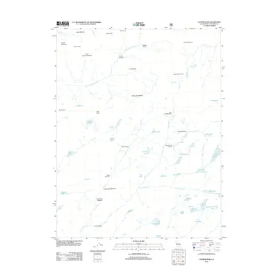 2012 Map of Cooper Peak, 2012 Print