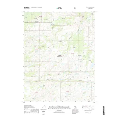 2018 Map of Cooper Peak, 2018 Print