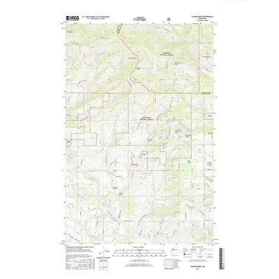 2017 Map of Cooper Ridge, 2017 Print