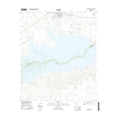 2016 Map of Cooper South, 2016 Print