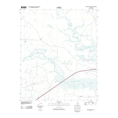 2010 Map of Coopers Chapel, 2010 Print