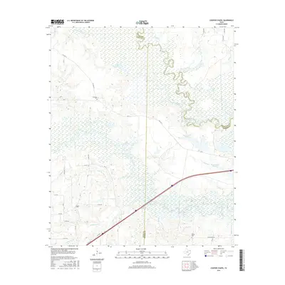 2016 Map of Coopers Chapel, 2016 Print
