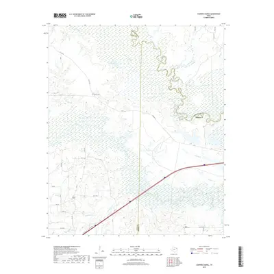 2019 Map of Coopers Chapel, 2019 Print