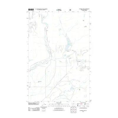 2011 Map of Coopers Lake, 2011 Print