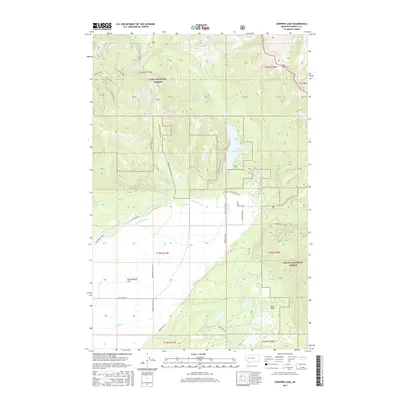 2017 Map of Coopers Lake, 2017 Print