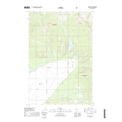 2020 Map of Coopers Lake, 2020 Print