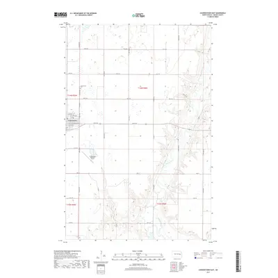 2017 Map of Cooperstown East, 2017 Print