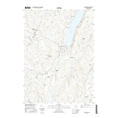 2016 Map of Cooperstown, 2016 Print