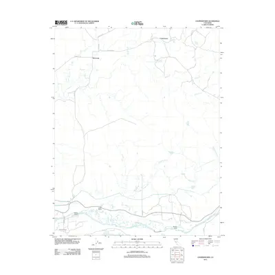 2012 Map of Cooperstown, 2012 Print