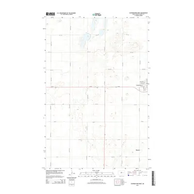 2014 Map of Cooperstown West, 2014 Print
