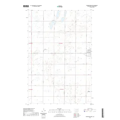 2020 Map of Cooperstown West, 2020 Print