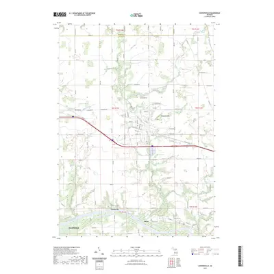 2023 Map of Coopersville, 2023 Print