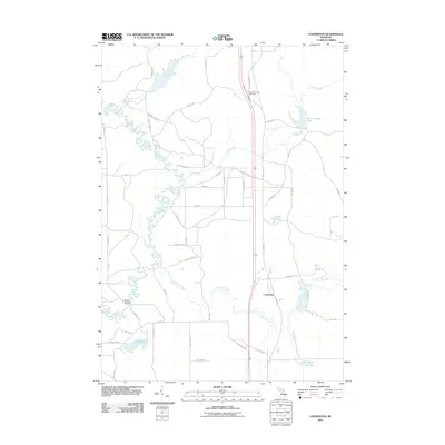 2011 Map of Cooperton, 2011 Print