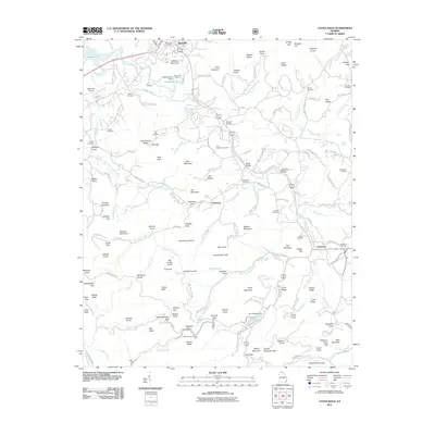 2011 Map of Coosa Bald, 2011 Print