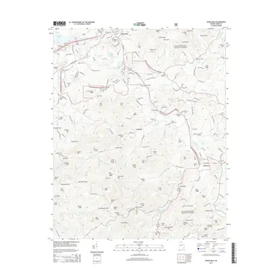 2014 Map of Coosa Bald, 2014 Print