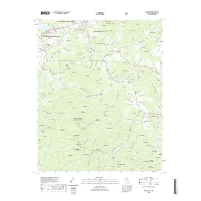 2020 Map of Coosa Bald, 2020 Print
