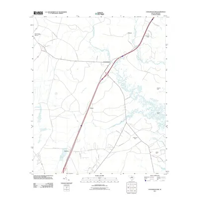 2011 Map of Coosawhatchie, 2011 Print