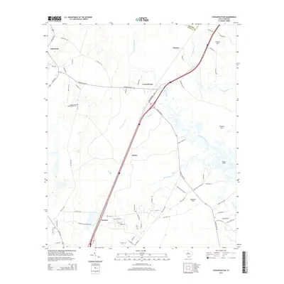2014 Map of Coosawhatchie, 2014 Print