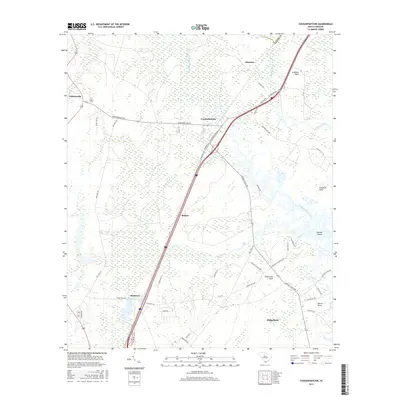 2017 Map of Coosawhatchie, 2017 Print