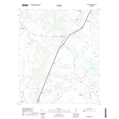 2020 Map of Coosawhatchie, 2020 Print