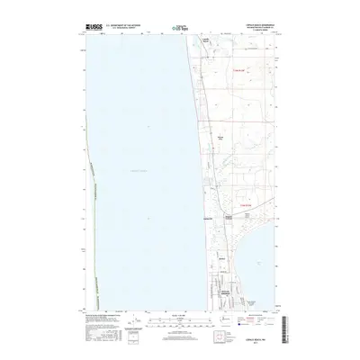 2017 Map of Copalis Beach, 2017 Print