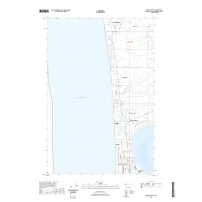 2020 Map of Copalis Beach, 2020 Print