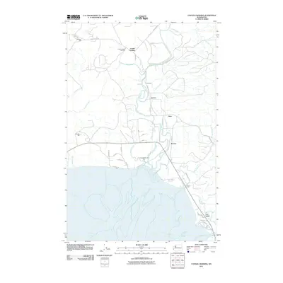 2011 Map of Copalis Crossing, 2011 Print
