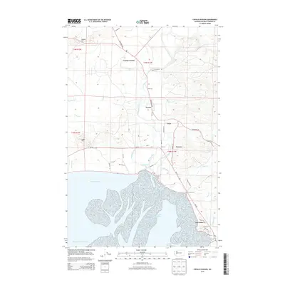 2014 Map of Copalis Crossing, 2014 Print