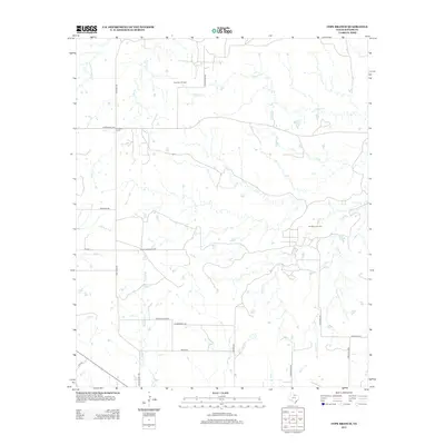 2013 Map of Cope Branch, 2013 Print