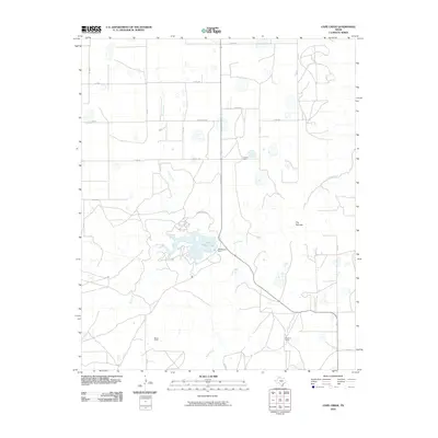 2010 Map of Cope Creek, 2010 Print
