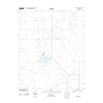 2013 Map of Cope Creek, 2013 Print