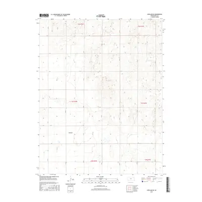2016 Map of Copeland NE, 2016 Print