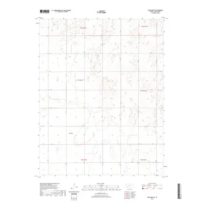 2018 Map of Copeland NE, 2018 Print