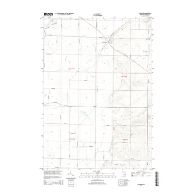 2014 Map of Copemish, 2014 Print