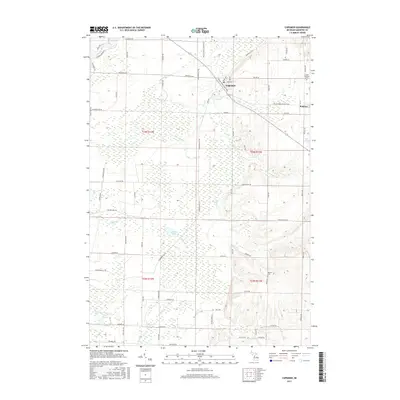 2017 Map of Copemish, 2017 Print