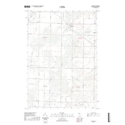 2019 Map of Copemish, 2019 Print