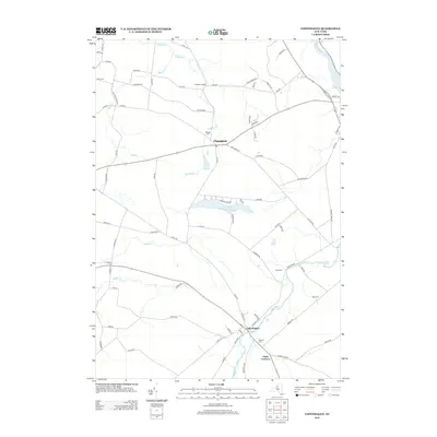 2013 Map of Copenhagen, 2013 Print