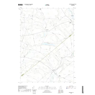 2019 Map of Copenhagen, 2019 Print