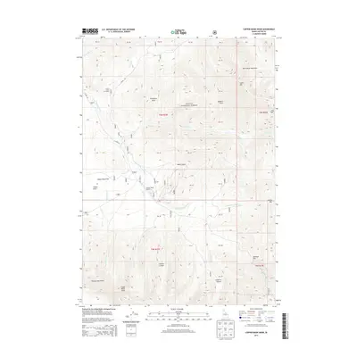 2013 Map of Copper Basin Knob, 2013 Print