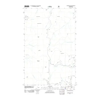 2011 Map of Copper Butte, 2011 Print