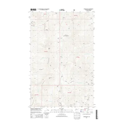 2014 Map of Copper Butte, 2014 Print