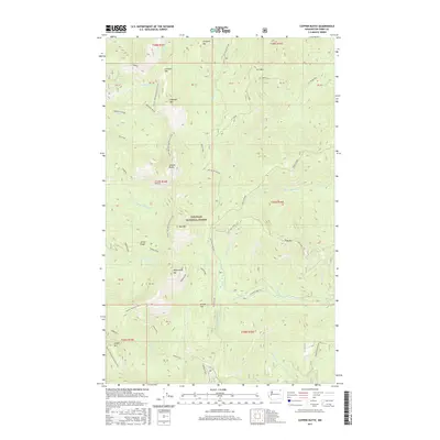 2017 Map of Copper Butte, 2017 Print